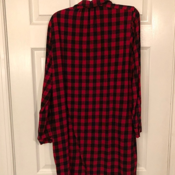 Madewell Plaid Boyfriend Dress w/ pockets - Picture 5 of 5